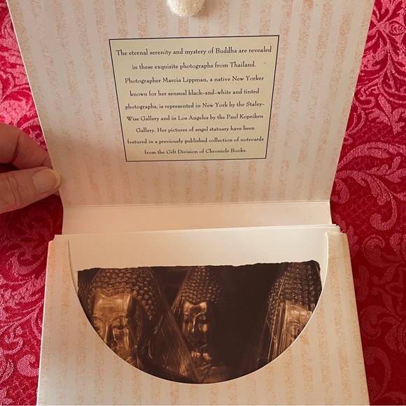 BUDDHA 20 Assorted Notecards & Envelopes Marcia Lippman Chronical Books - Picture 2 of 3